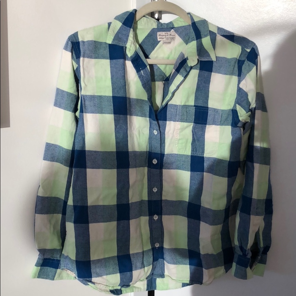 Madewell / Broadway & Brooms flannel tee